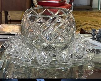 Fine Punch Bowl Set