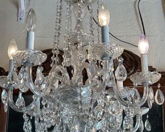 Gorgeous Vintage Crystal Chandelier