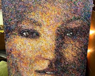 Signed Andrew Baird Acrylic on Canvas Painting