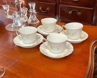 Limoges Antique Coffee Cups and Saucers