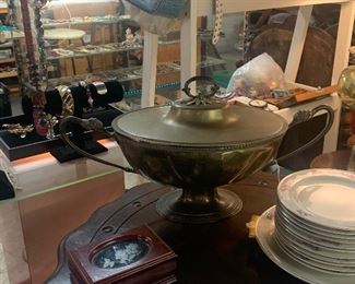 Vintage Brass Tureen