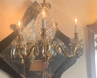 Signed Waterford Crystal Hospitality Pineapple Chandelier