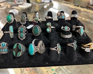 Zuni signed rings