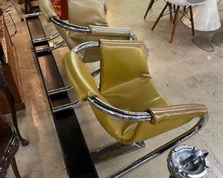 1970s Italian Zermatt Sling Bench by Vecta