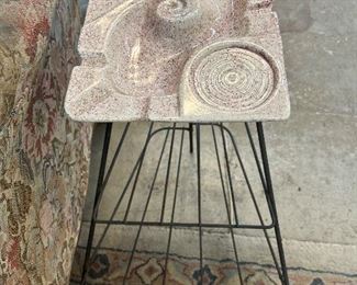 MCM Pink Ashtray Two-Tiered Magazine Rack