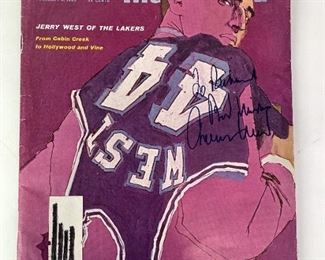  Jerry West Autographed 1965 Sports Illustrated