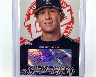 Topps Certified Autographed Troy Tulowitzki First Year Card