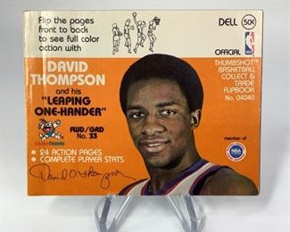 Official NBA Thumbshot Basketball Collect and Trade Flipbook