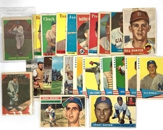 Vintage 1950s and Early '60s Baseball Stars