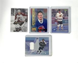 Avalanche Vintage Autographed and Jersey Cards