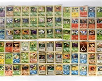 Ten (10) Pages of Pokemon Cards