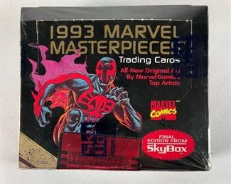 1993 SkyBox Marvel Masterpieces Booster Box Trading Cards