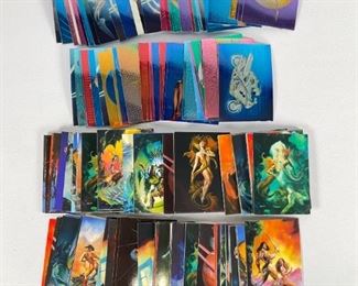  1994 Cardz- Julie Bell and 1994 Comic Images- Hajime Sorayama Fantasy Collector Cards
