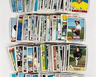 1979 Topps- Complete MLB Batting Record Cards, 1980 Topps- MLB Batting Record Cards