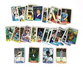 1982 Fleer- Major and Minor League Record Cards