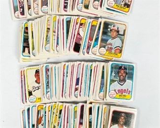 1981 Fleer- MLB Batting record Cards