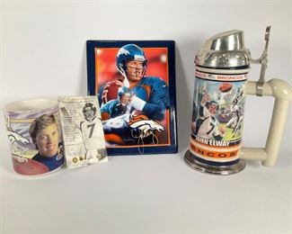  Denver Broncos John Elway Memorabilia
