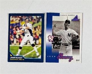 1998 Pinnacle John Elway New York Yankees Card