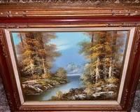 Signed Herbert $125 Oil Painting