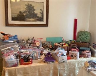 sewing notions and fabric 