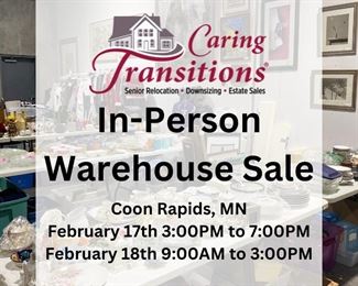 InPerson Warehouse Sale