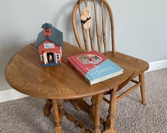 Antique Child’s table and chair