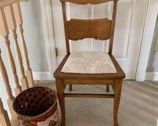 Antique carved wooden chair