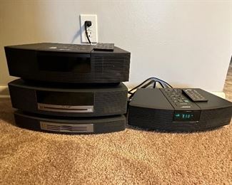 3 BOSE RADIOS-2 HAVE CD PLAYERS