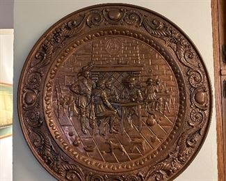 LARGE COPPER WALL HANGING/TRAY