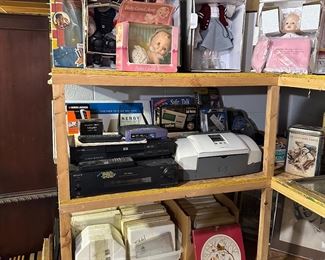 DOLLS, ELECTRONICS, COLLECTOR PLATES
