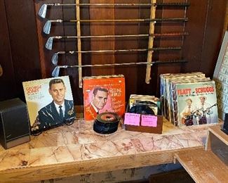Lots of vintage Country Western LP's and 45's from 1950 to the 1980's. Hank Williams, George Jones, Merle Haggard, Tammy Wynette, Jerry Lee Lewis and so many more!