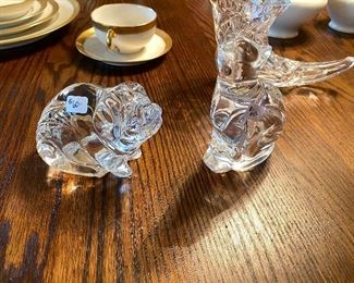Waterford animal paper weights