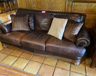 Leather sofa