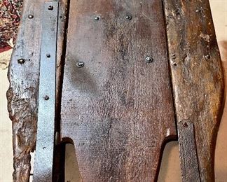 Unique and Rare Antique/Primitive Lumber Sled 