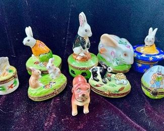 Selection of Limoges Boxes