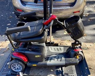 New Item: Buzz Around EX Scooter and Bruno Hydraulic Lift for Trailer Hitch to transport the Scooter
