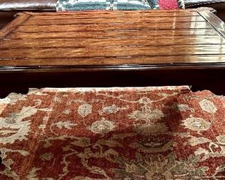 Very cool Coffee Table with Plank Style Rustic Look