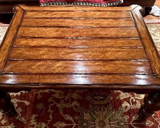 Very cool Coffee Table with Plank Style Rustic Look