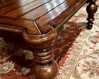 Very cool Coffee Table with Plank Style Rustic Look