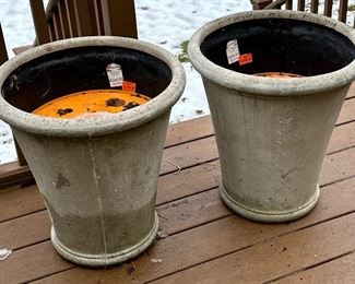 Composite Planters from Wannemakers. 4 in all.  Orig. 249.99 Each. 21" x 20"