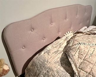 Tufted Fabric Queen/Full Headboard from Wayfair.