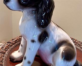 Cut Porcel Dog Figurine