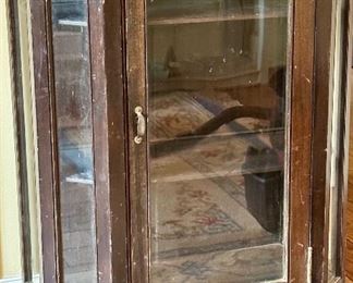 New this Weekend~Antique Curio Cabinet 