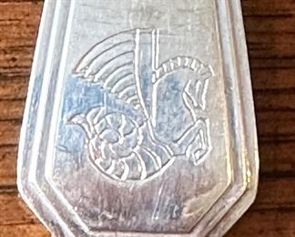 Vintage 1940's Set Christofle Air France Silverware.  Each Serving is 3 Knives, 3 Spoons and 3 Fork.  134 Total Pieces. 