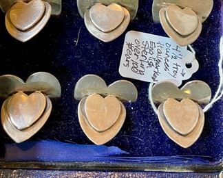 Antique English Sterling Silver Table Card Holders