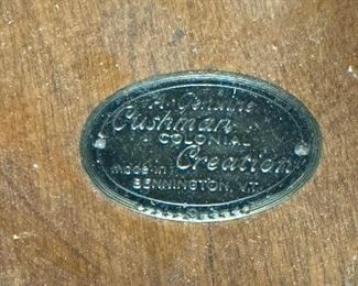 Cushman Dining Table with 4 Chairs.  Table has two internal leaves as shown.