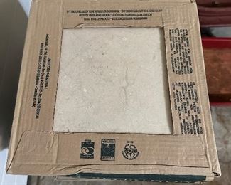 15 boxes of Marble Tile.  Each box has 11 Tiles.  total of 165 sq Ft.