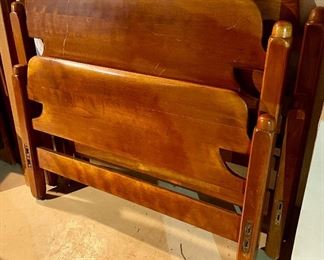 Vintage Maple Cushman Twin Beds includes: Head and Footboards as well as Rails.