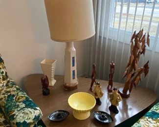 Mid Century Laminate Boomerang Occasional Table