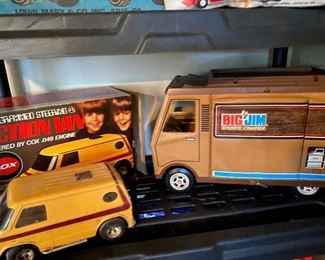 Cox RC Action Van/Box. Ideal 1972 Big Jim Sports Camper